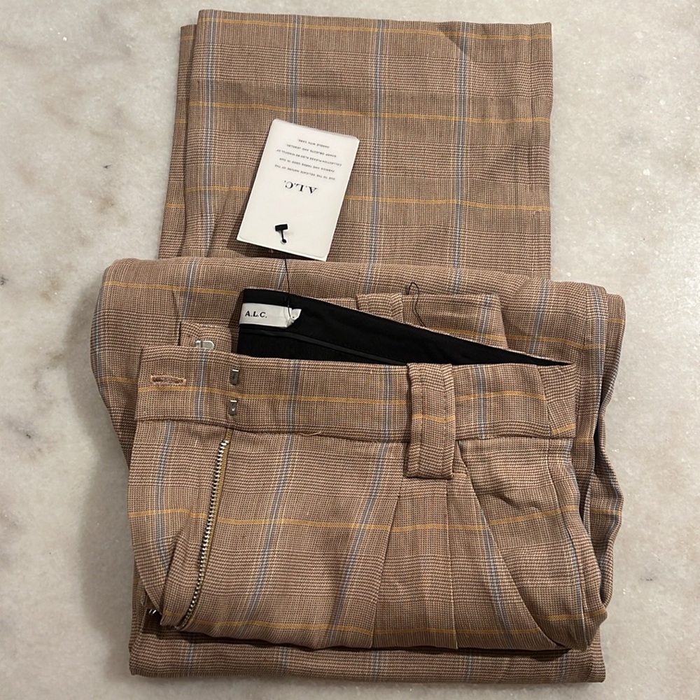 A.L.C. Fynn Linen-Blend Trouser NWT